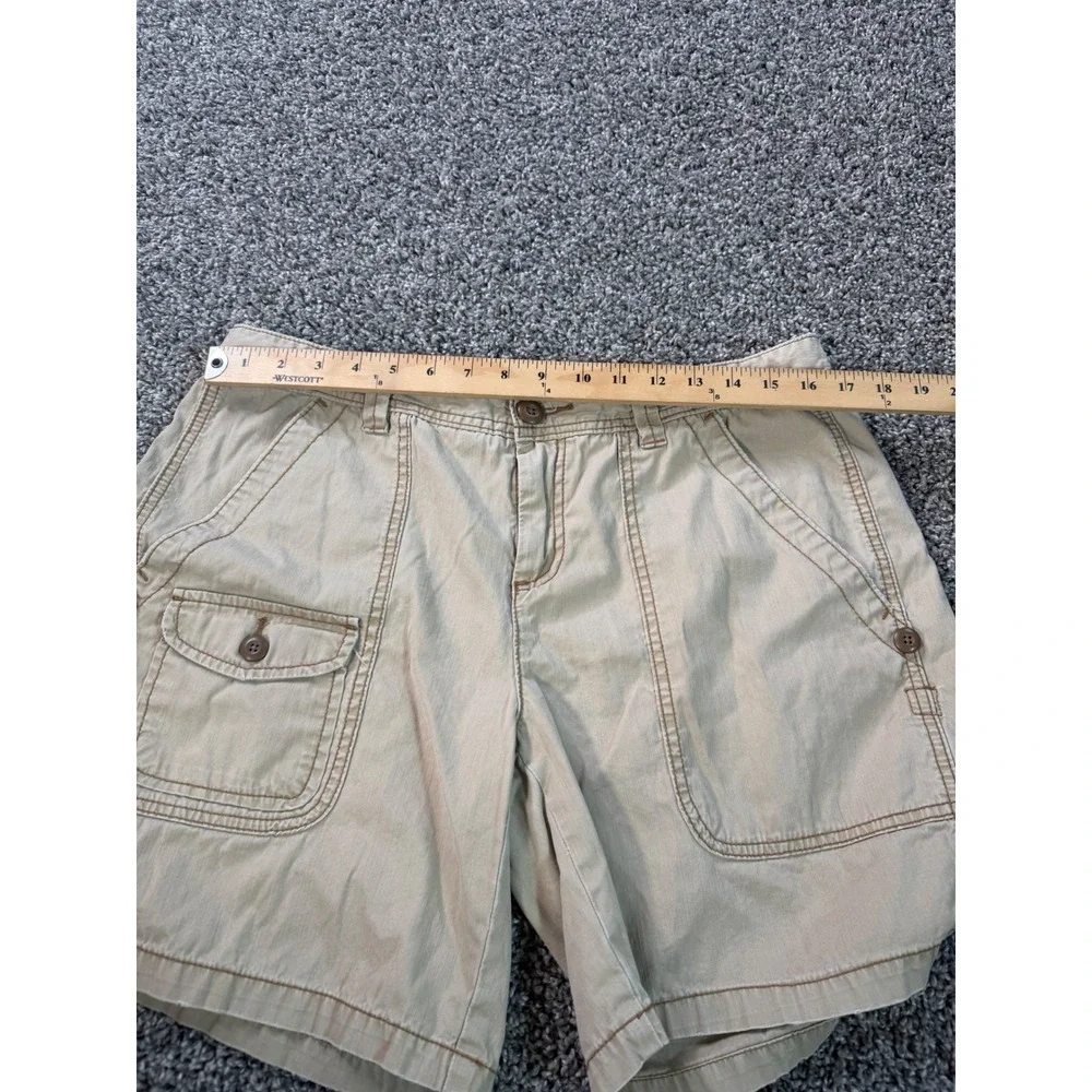 Vintage Y2K Polo Jeans Co Ralph Lauren Khaki Cargo Shorts Womens 12
